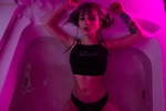 neon wet baby