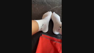 Sweaty gym socks