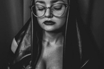 leather scarf