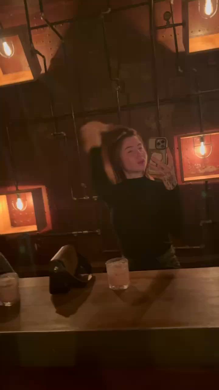at the bar