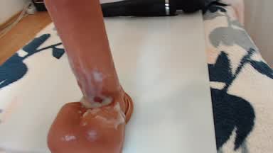 Creamy cum show