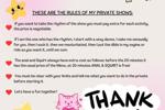 RULES FOR MY PVT & PREMIUM PVT SHOWS!