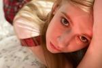 Cute student Kayla teases
