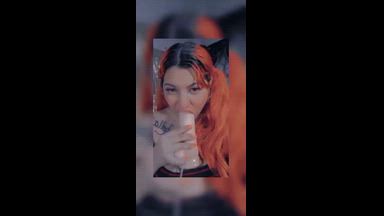 deep blowjob with smoke