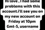new account