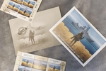 valuable postage stamps "Russian warship everythi