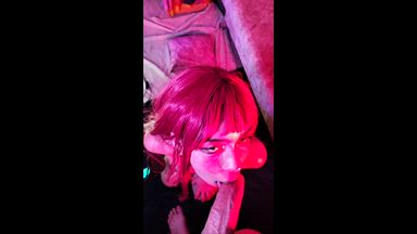 Real blowjob under red light🫦