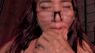foot fetish goddess๐ฃ๐งฆ๐ โ fuck deepthroat with toes +messy saliva๐ฆ๐ฅต