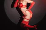 Sexy red lingerie