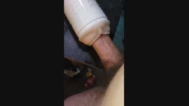 Little Fuckin the pocket pussy POV