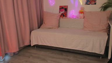 Pantyhose Maid Under the Sofa