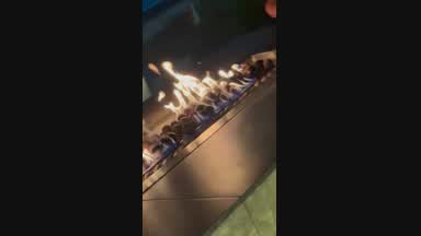 On fire!