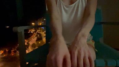 Balcony dildo play video - Maddie