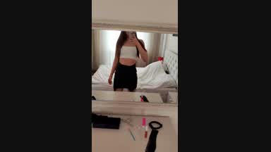 I'm in a sexy outfit