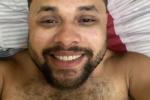 shirtless smile