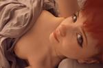 Showing my pussy in the bed
