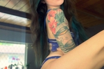 blue