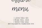offline menu