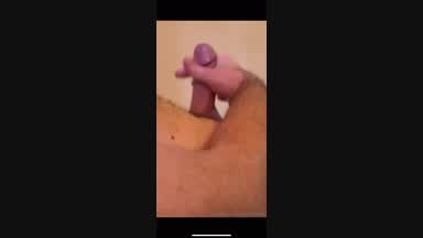 Cumming in fake pussy