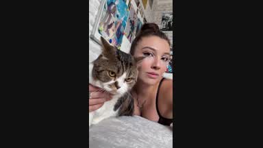 cat and me