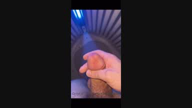 POV Cum in tanning bed 3 MIN