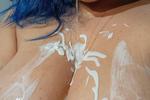 Creamy boobs