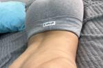 relaxed in bed