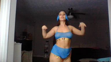 Strip tease and belly dancing