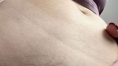 Close-up of my hairy, bare pussy