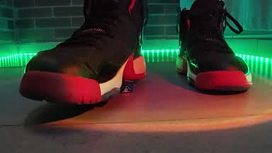 Crushing Car Wearing My Jordan's