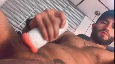 Toy on my cock🖤
