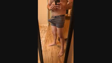 Strip and a bit of jerking (no cumshot)