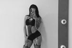 black and white