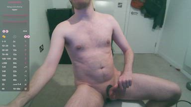 OF5 - Remote Butt Plug & Cock Ring Buzz & Cum