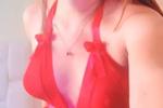 red dress