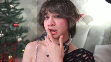 X-Mas elf dreams about ur cock