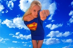 Supergirl in action