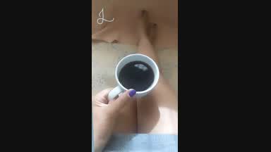 my coffe my feets