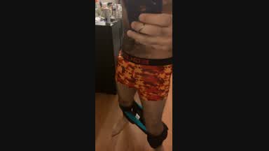 Showing off my dick and precum