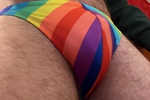 Rainbow Speedo