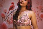 pink flowers set