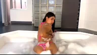 Playing in the bath