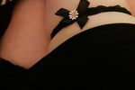 Sweet daisy strapped to my leg
