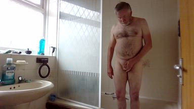 in the shower