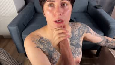 deep slobbery blowjob