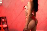 sexy girl in Red
