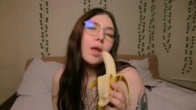 Suck on a banana and smoke