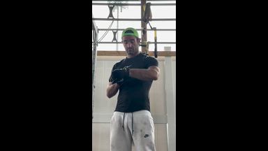 Upside down situps (Calastenics)