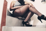 dama en pantyhose