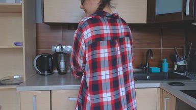 masturbation in the kitchen